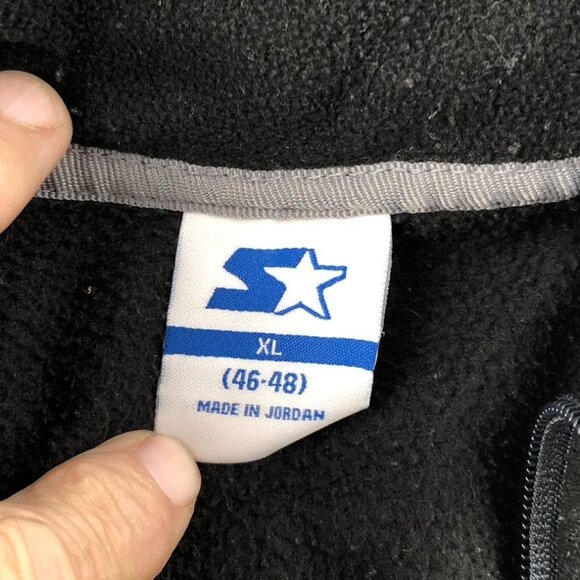 Starter Men's Fleece Jackets Size XL Lot of Two 1/4 Zip Pullover Stand Collar Co - Picture 7 of 16